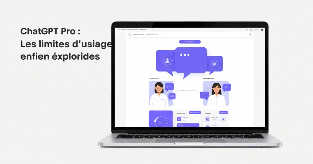 ChatGPT Pro : les limites d&rsquo;usage enfin expliquees