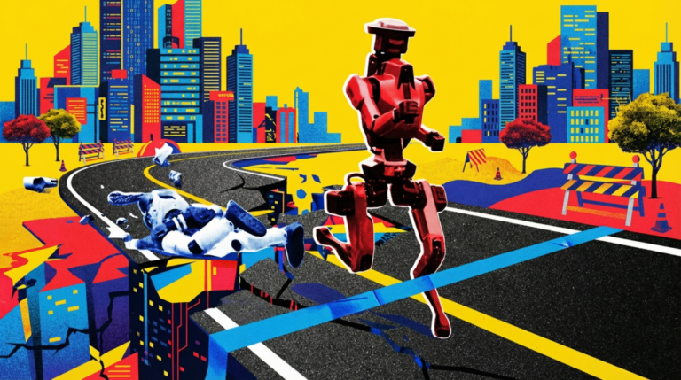 Pékin : les robots humanoïdes ont battu les humains au semi-marathon